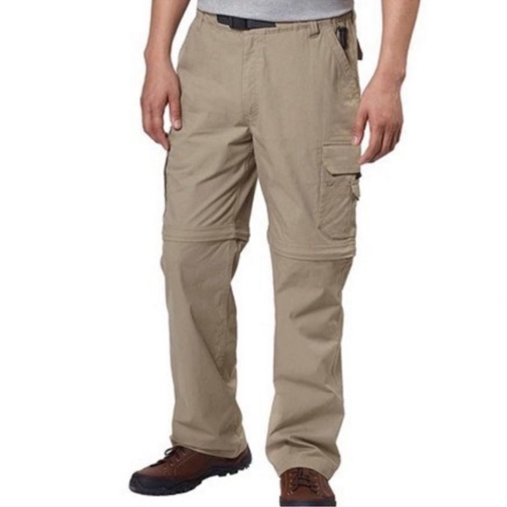 BC Clothing Men's Convertible Stretch Cargo Hiking Pants Shorts XXL x 32